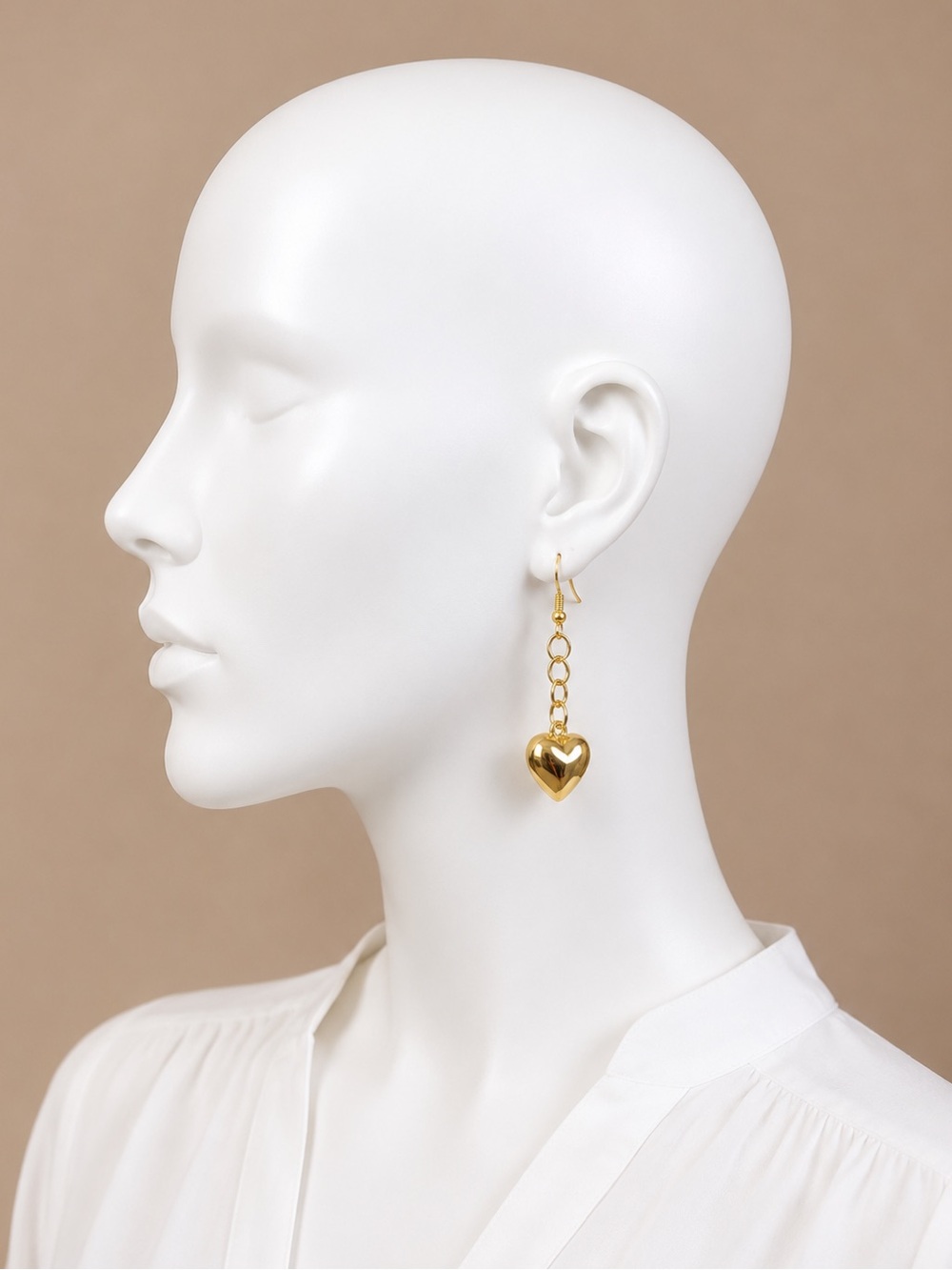 NWT- Handmade plastic Golden Hearts